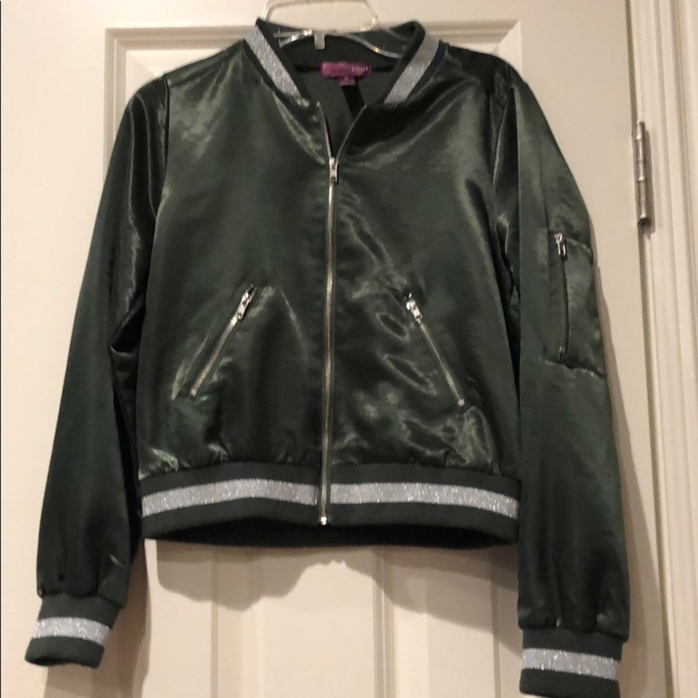 Kids Aqua brand satin lightweight jacket